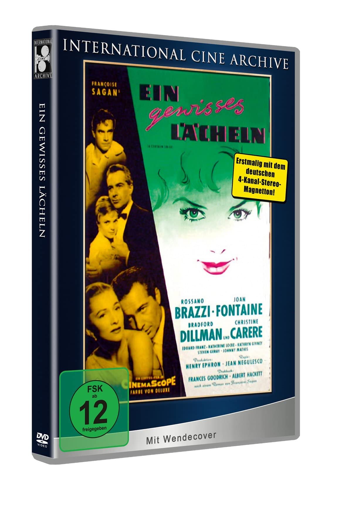 Ein gewisses Lächeln (USA 1959 - A certain smile) - International Cine Archive # 007 - Limited Edition auf 1200 Stück - Erstmalig mit dem deutschen 4-Kanal-Stereo-Magnetton Movies