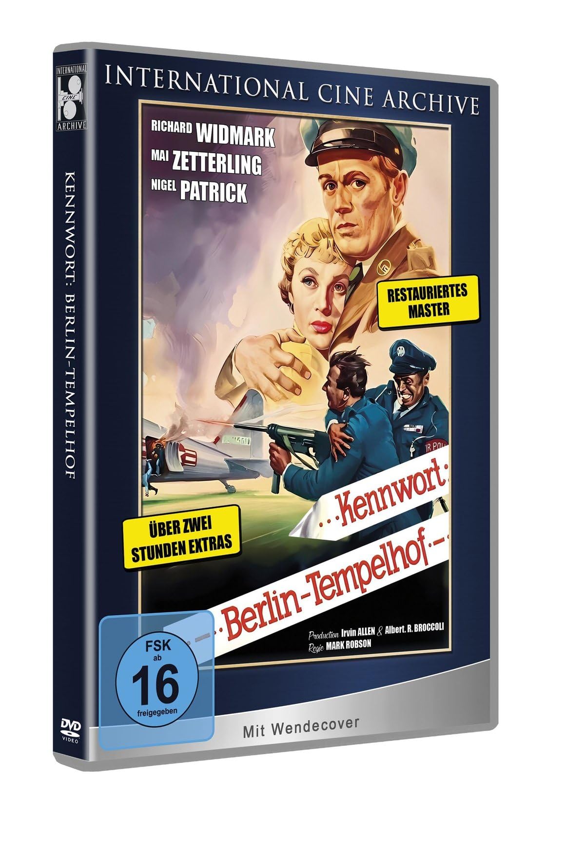 Kennwort: Berlin-Tempelhof (1955) - Deutsche DVD-Premiere - Über 2 Stunden Extras - Mit Richard Widmark - Restauriertes Master Films
