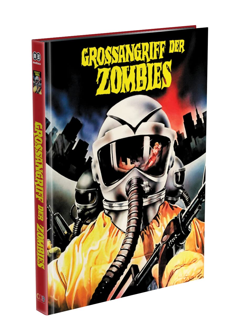 GROSSANGRIFF DER ZOMBIES - 4-Disc Mediabook Cover A (Blu-ray + DVD + Bonus-DVD + Soundtrack CD) Limited 999 Edition - Uncut Movies