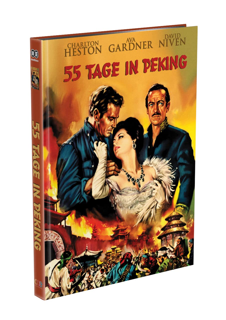55 TAGE IN PEKING - 2-Disc Mediabook Cover A (Blu-ray + DVD) Limited 500 Edition - Uncut Films