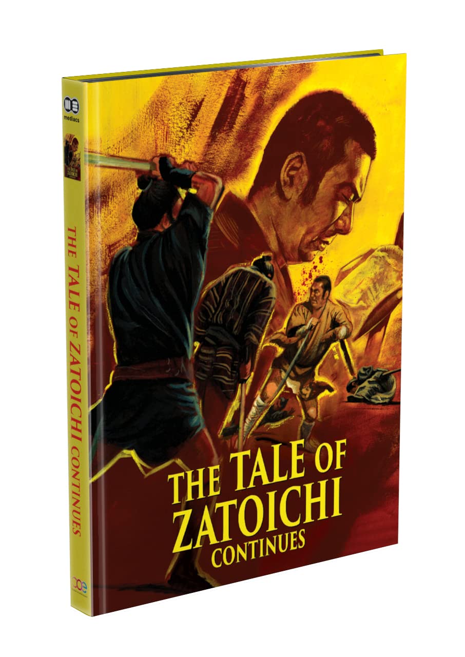 AHYBZN THE TALE OF ZATOICHI CONTINUES - 2-Disc Mediabook Cover A (DVD + Blu-ray) Limited Edition - Uncut Movies