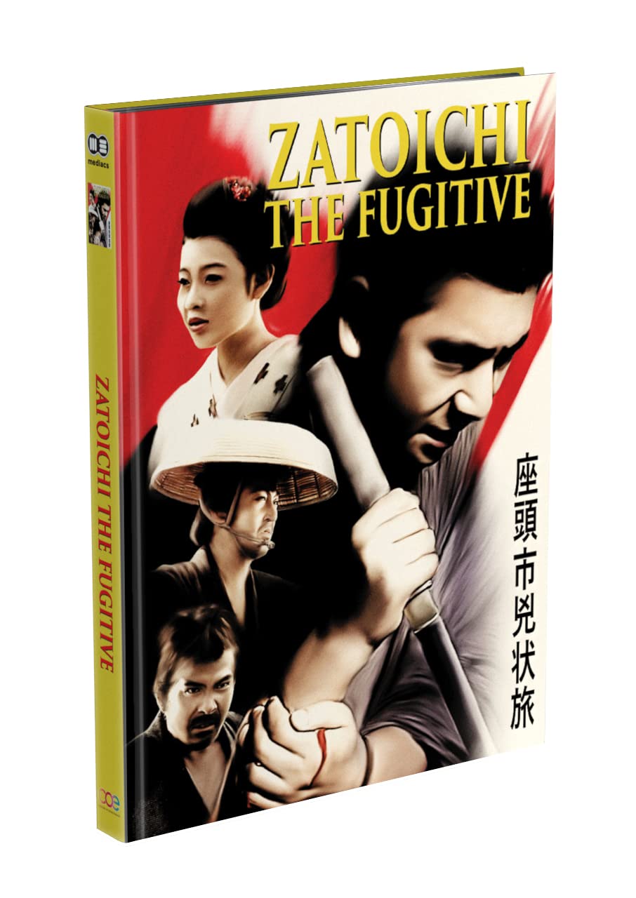 ZATOICHI THE FUGITIVE (Zatoichi 4) - 2-Disc Mediabook Cover A (Blu-ray + DVD) Limited Edition Movies