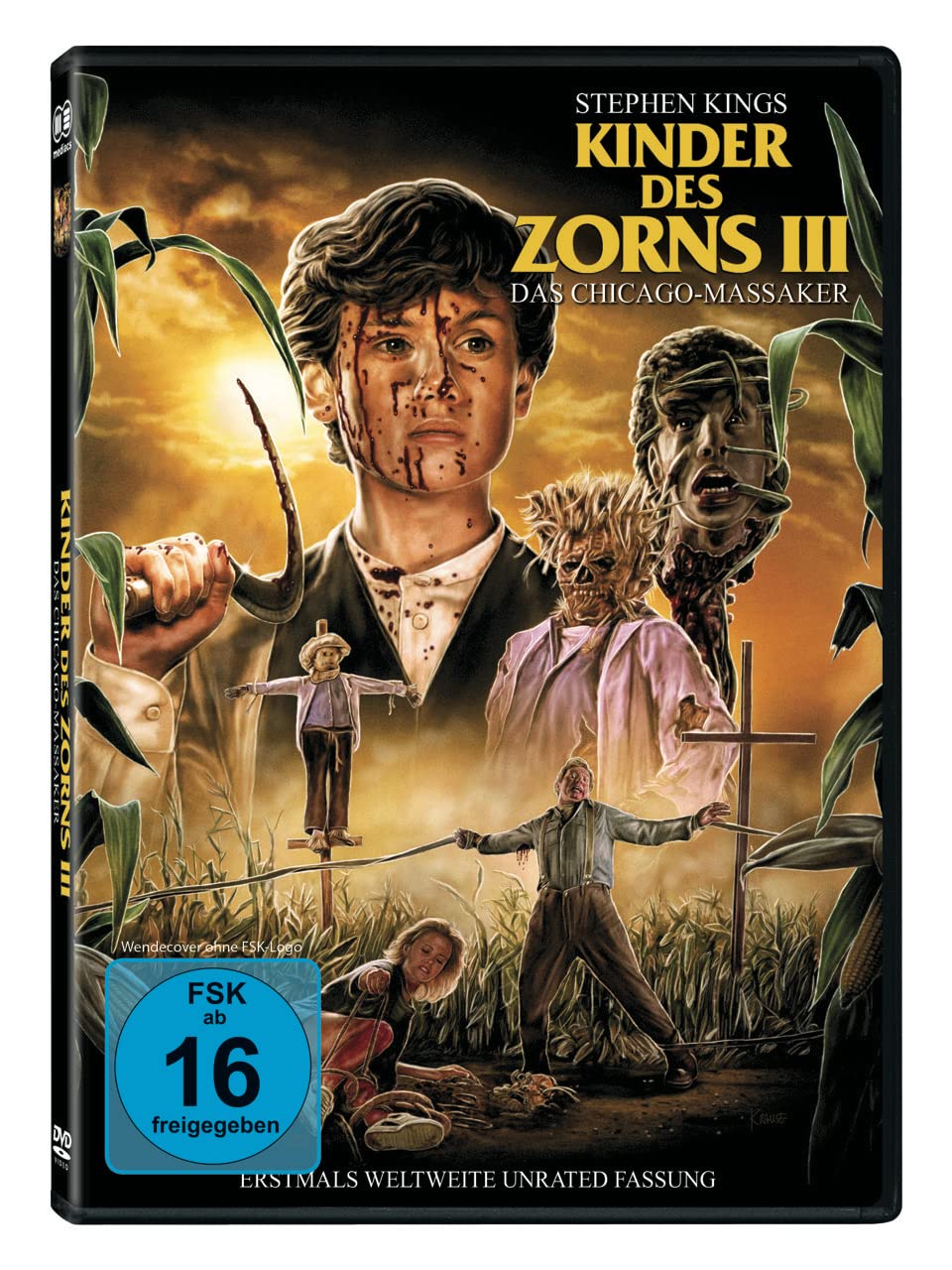 mediacs Stephen King's KINDER DES ZORNS 3 – Das Chicago-Massaker - Cover A (DVD) Limited Edition - Unrated Movies