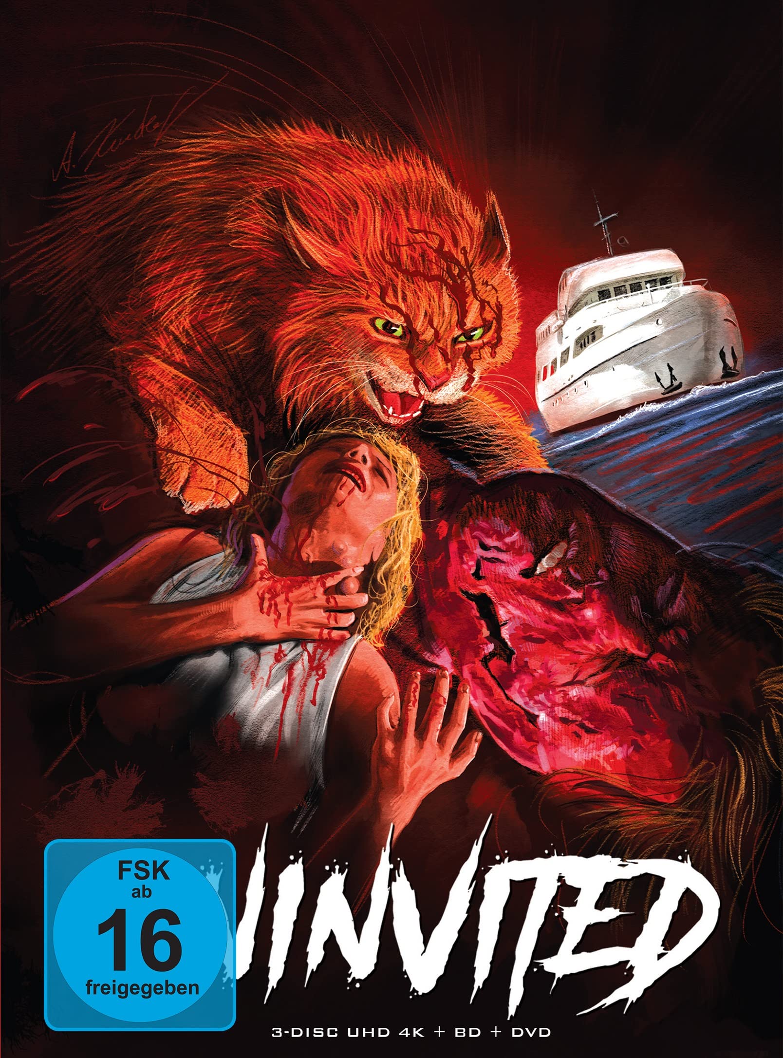 Uninvited - Mediabook - Cover A - Limited Edition (4K Ultra HD) (+ Blu-ray) (+ DVD) Films