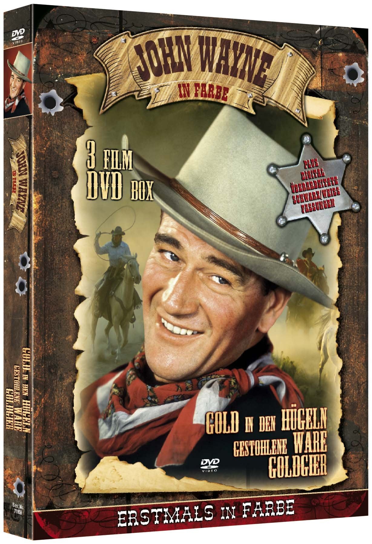 John Wayne in Farbe: Gold in den Hügeln/Gestohlene Ware/Goldgier - Holzbox Films