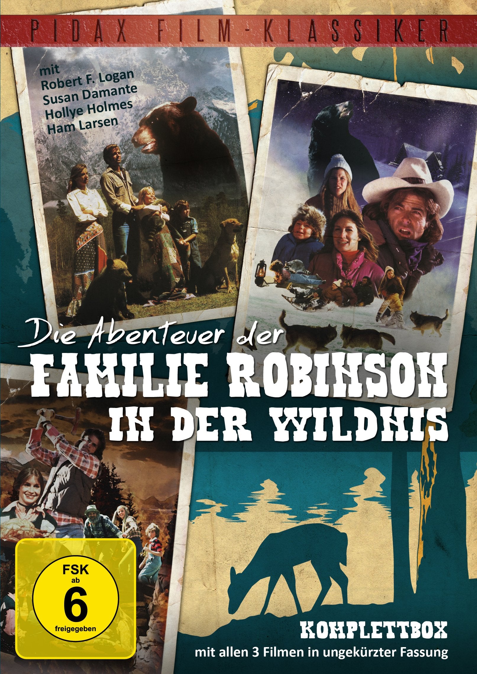 Pidax Film-Klassiker: Die Abenteuer der Familie Robinson in der Wildnis - Komplettbox Movies