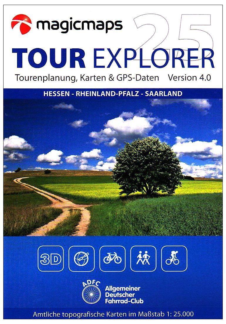 Tour Explorer 25 Hessen - Rheinland-Pfalz - Saarland Version 4.0 Other software