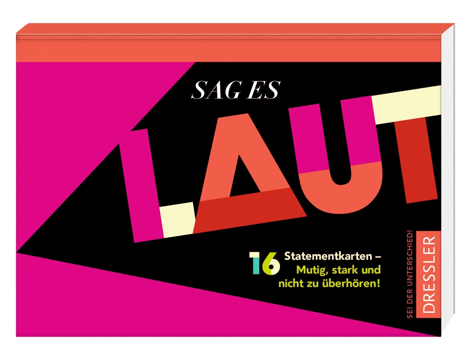 Sag es laut. 16 Statementkarten: Mutig, stark und nicht zu überhören! Politics & History