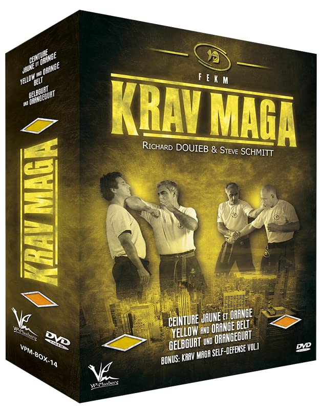 3 DVD Box Collection Krav Maga Prüfungsprogramm Vol.1 Gelb & Orangegurt Films