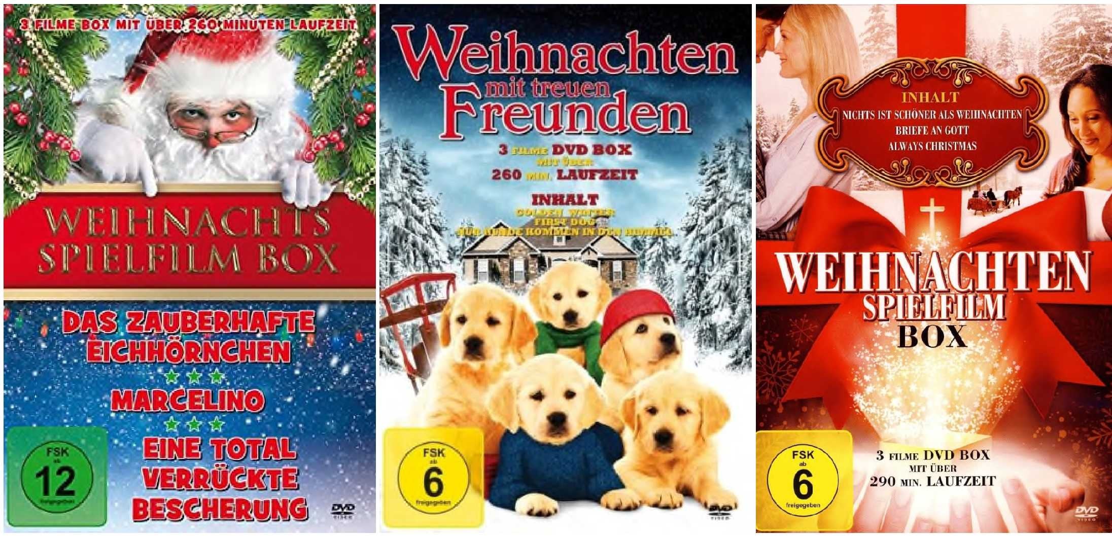 WEIHNACHTEN SPIELFILM BOX - Collection mit 9 Filmen und 810 Minuten Laufzeit Movies