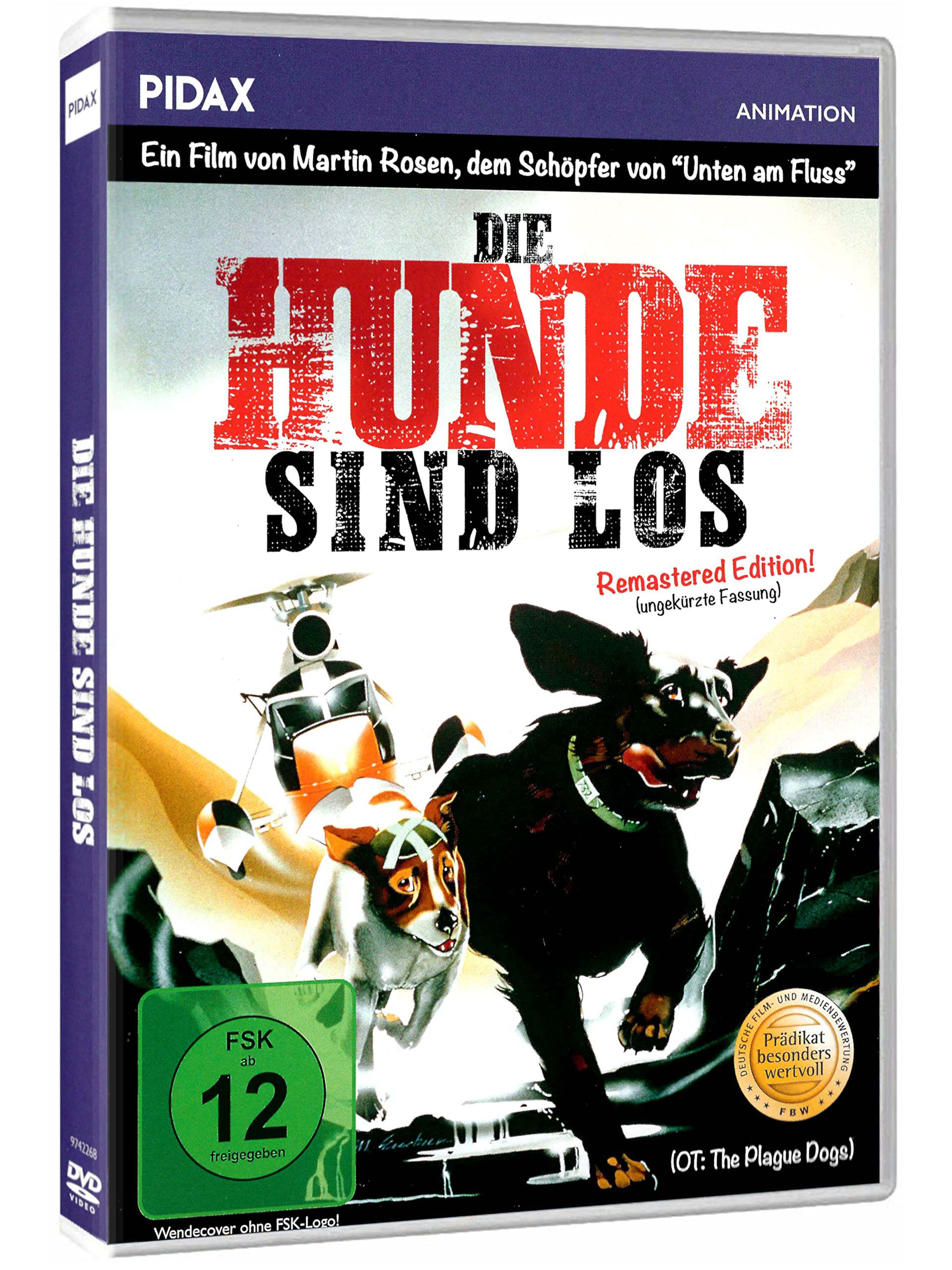 Die Hunde sind los - Zutiefst bewegender Animationsfilm von Martin Rosen (Unten am Fluss - Watership Down) - Prädikat besonders wertvoll - OT: The Plague Dogs - ) - Remastered - Ungekürzt Movies