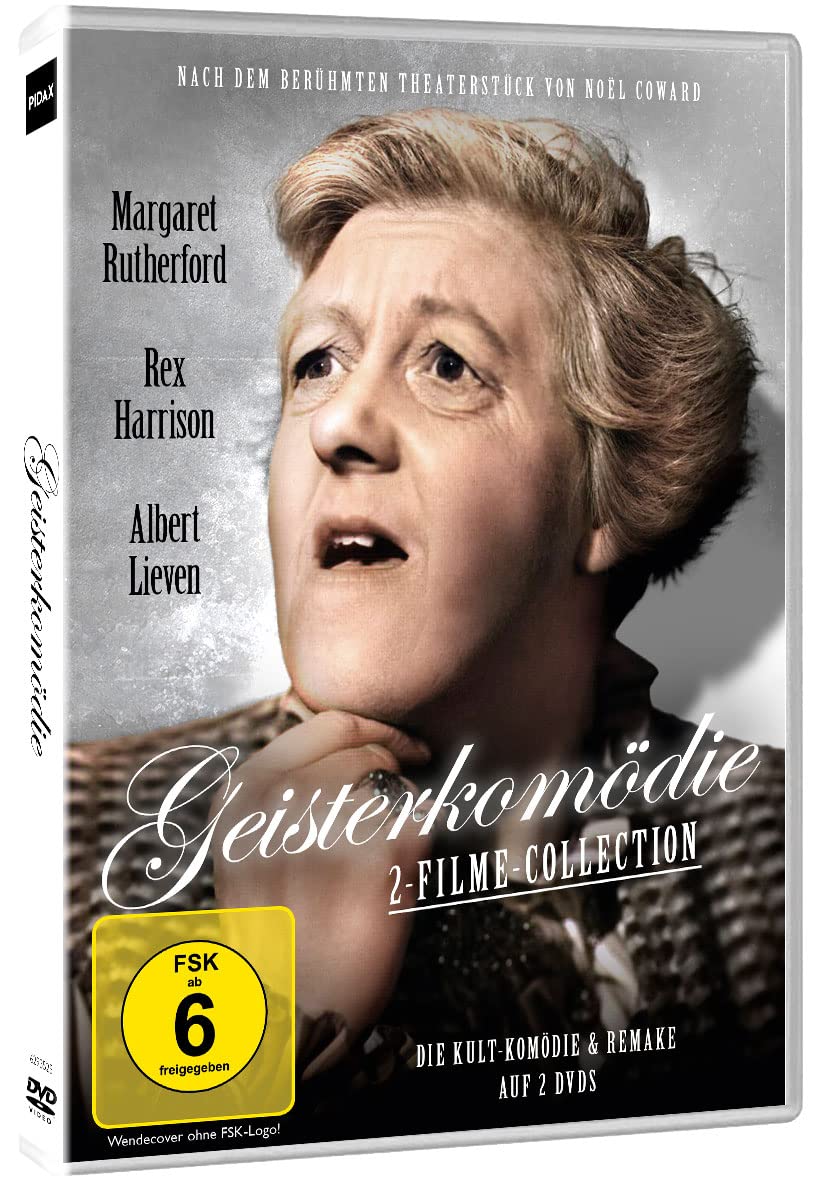 Geisterkomödie (FAN-Edition mit zwei Verfilmungen) Blithe Spirit (Fröhlicher Geist) Kult-Komödie mit Margaret Rutherford (Miss Marple) + Remake Geister-Komödie Movies
