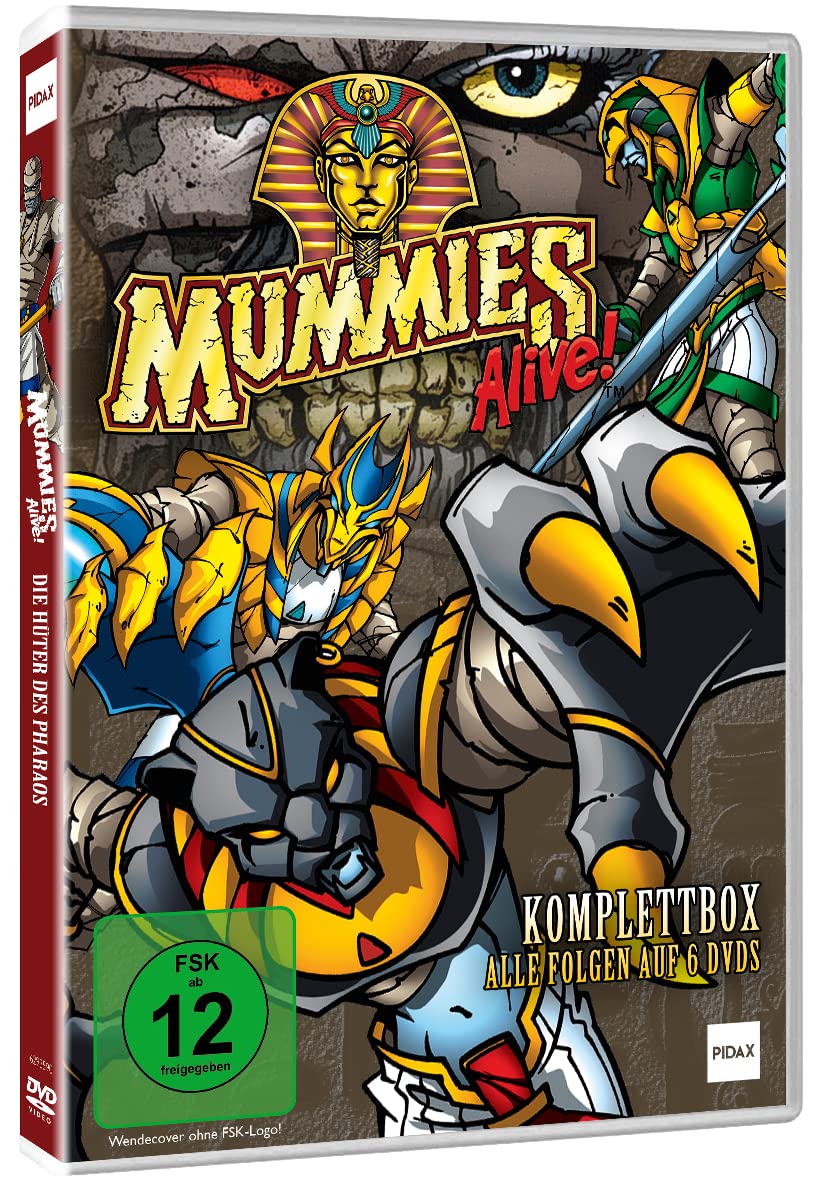 Mummies Alive Komplettbox: Die Hüter des Pharaos - Die Welt der ägyptischen Mythologie mit den unsterblichen Helden der Kindheit - 90er Fantasy Zeichentrick-Serie Movies
