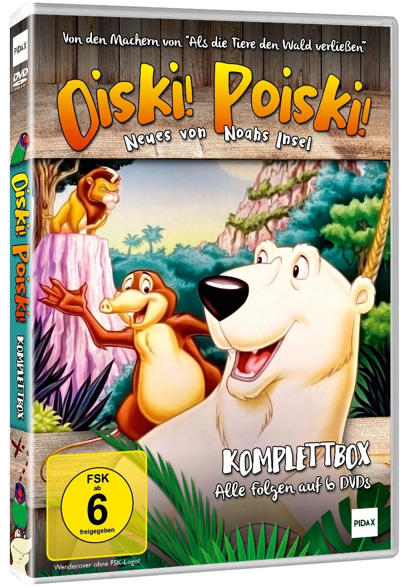 Oiski! Poiski! Komplettbox: Neues von Noahs Insel - Kinder Zeichentrickserie für die ganze Familie mit viel Spaß und Unterhaltung - Begeistert durch liebevolle Charaktere und Geschichten Box sets