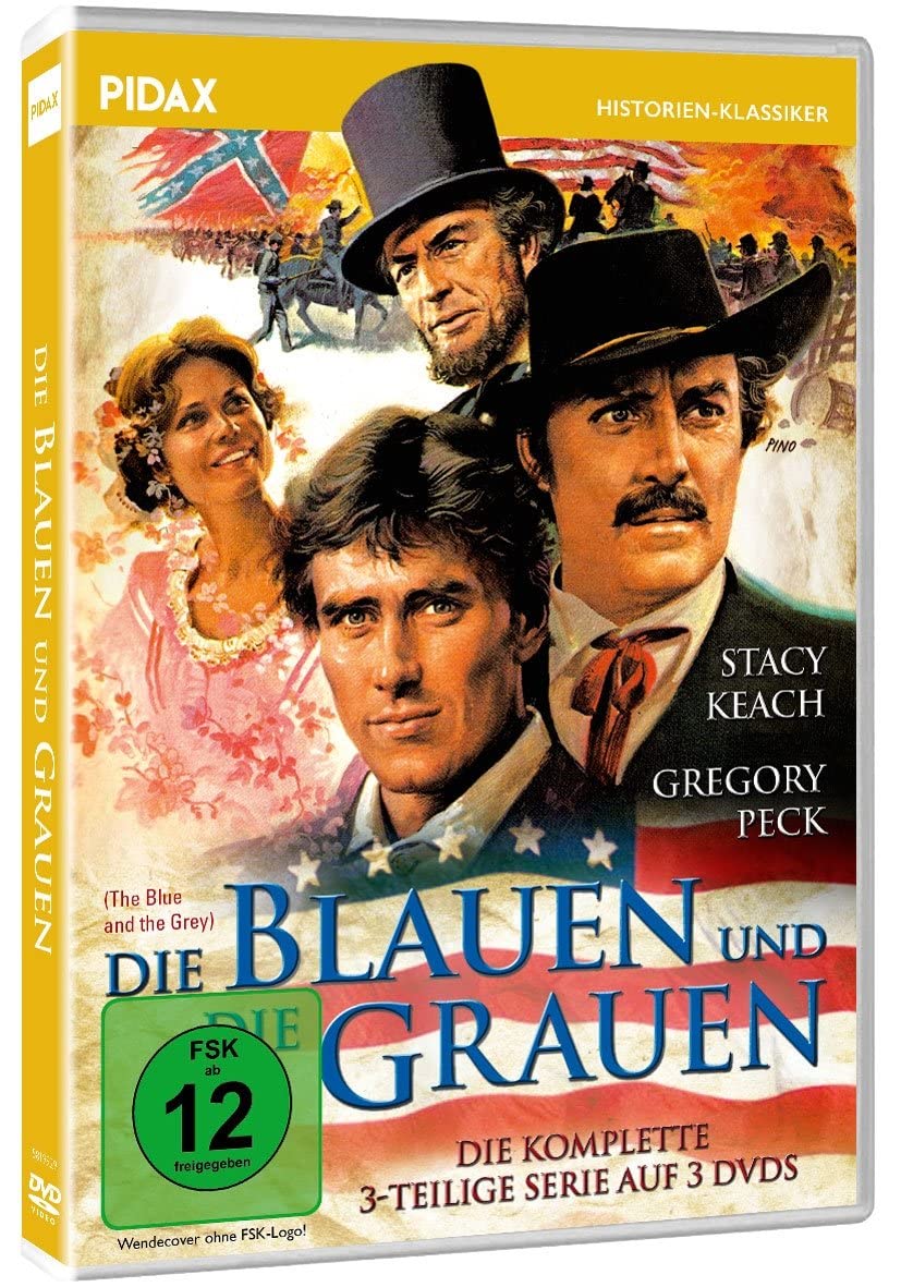 Die Blauen und die Grauen (The Blue and the Gray) / Der komplette Dreiteiler mit Gregory Peck und Stacey Keach (Pidax Historien-Klassiker) Movies