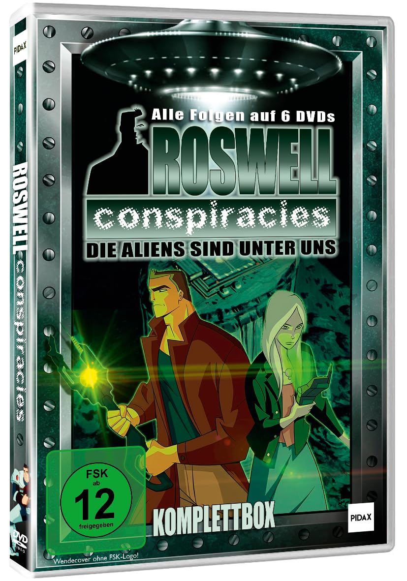 Roswell Conspiracies Komplettbox - Die Aliens sind unter uns - Science Fiction + Action Zeichentrickserie mit Alieninvasion - Kultserie mit 40 Episoden Movies
