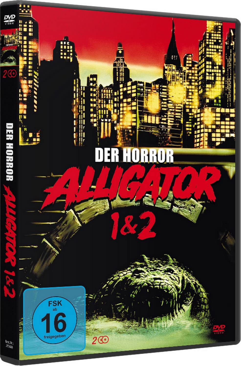 Der Horror Alligator + Die Mutation - Teil 1 + 2 - Horrorfilm Doppelpack - Tierhorror Thriller Klassiker Films