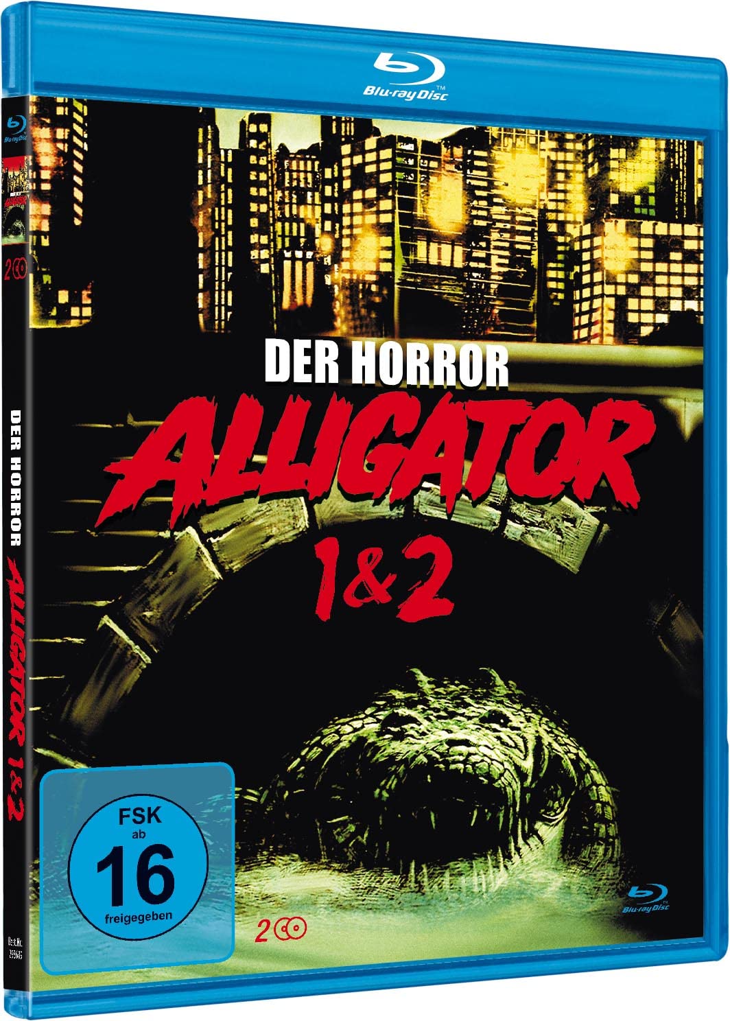 Der Horror Alligator + Die Mutation - Teil 1 + 2 - Horrorfilm Doppelpack - Tierhorror Thriller Klassiker Films