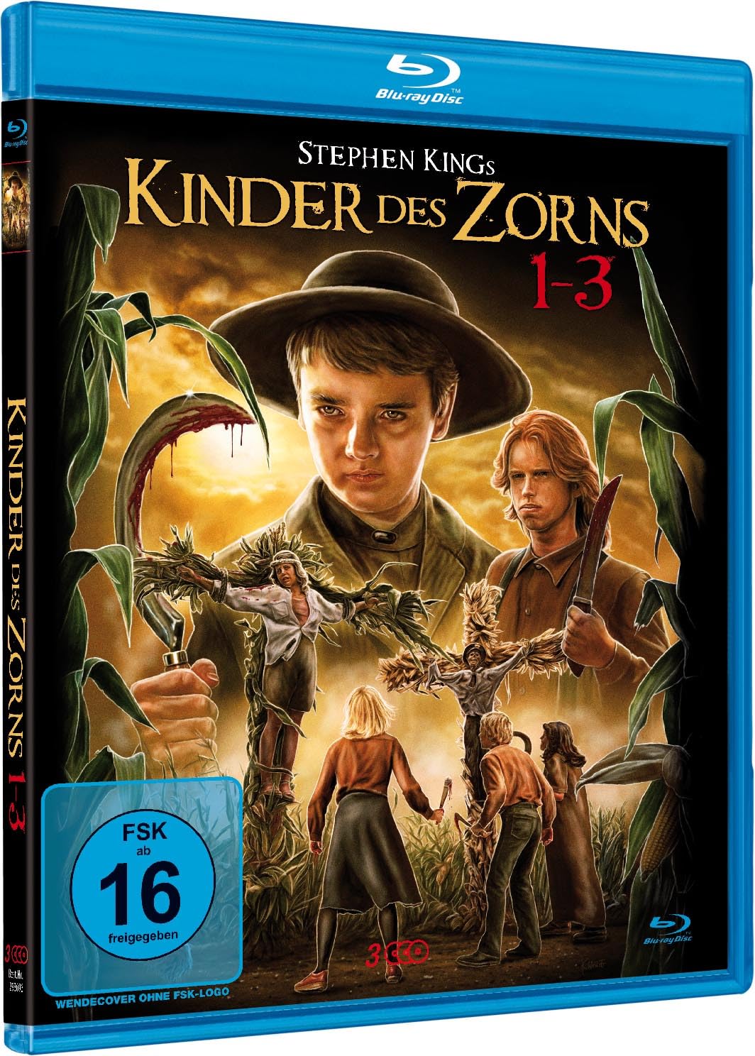 Kinder des Zorns 1-3 (Children of the Corn) Horror-Trilogie - Stephen King Verfilmung einer Kurzgeschichte- Horror-Film-Klassiker Movies