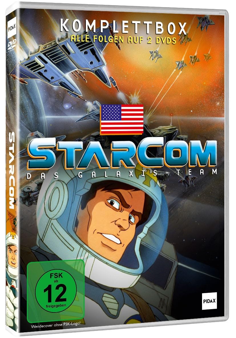 StarCom: Das Galaxis-Team (Starcom: The U.S. Space Force) - Komplettbox mit allen Folgen - Science-Fiction Animations-Serie mit 80er Weltraum Action Films