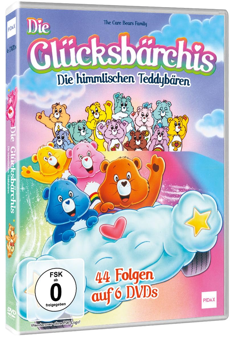 Die Glücksbärchis: Die himmlischen Teddybären Box - DAS ORIGINAL mit den kuschligen Bären - Die beliebten Kult-Animation-Serie - The Care Bears Family Movies