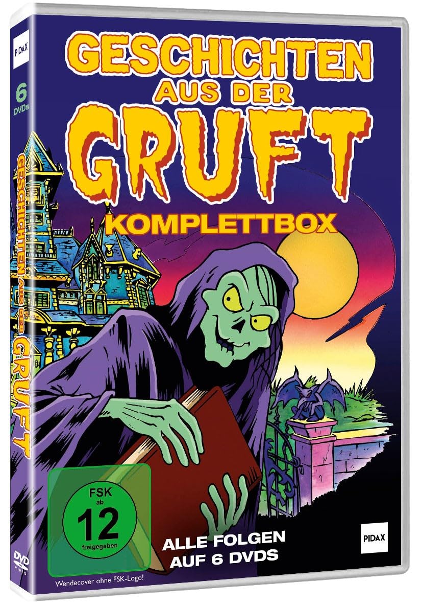 Geschichten aus der Gruft (Tales from the Cryptkeeper) - 90er Horror-Zeichentrick-Serie auf 6 DVDs - Kompettbox der Anthologieserie mit allen Staffeln auf Deutsch (Pidax Animation) Movies