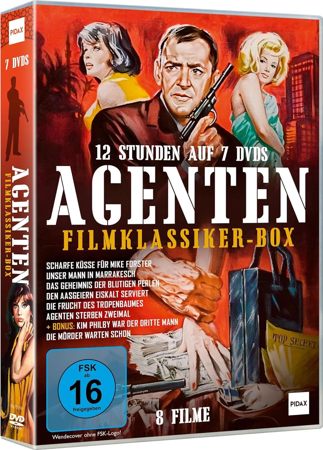 Agenten Filmklassiker Box - 8 fesselnde Agentenfilme mit absoluter Starbesetzung (Pidax Film-Klassiker) Movies