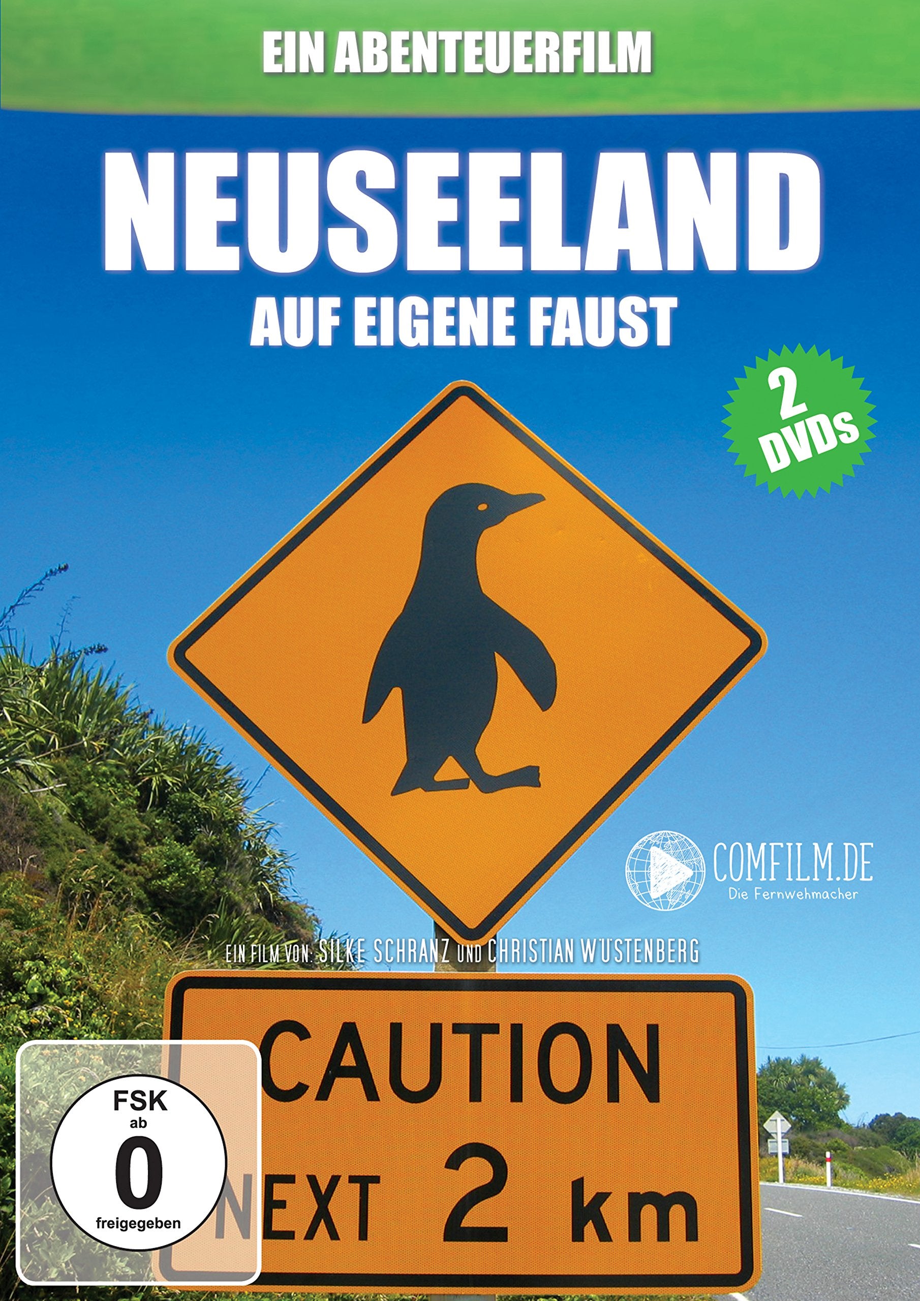 Neuseeland auf eigene Faust: Nord und Südinsel auf 2 DVD Films