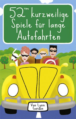 52 kurzweilige Spiele für lange Autofahrten. Packung mit 52 Karten Card Games