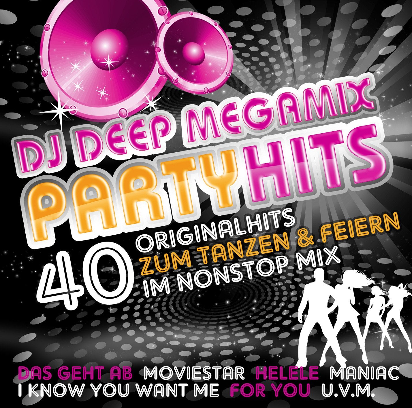 DJ Deep MEGAMIX PARTYHITS - 40 Originalhits im Nonstopmix Music