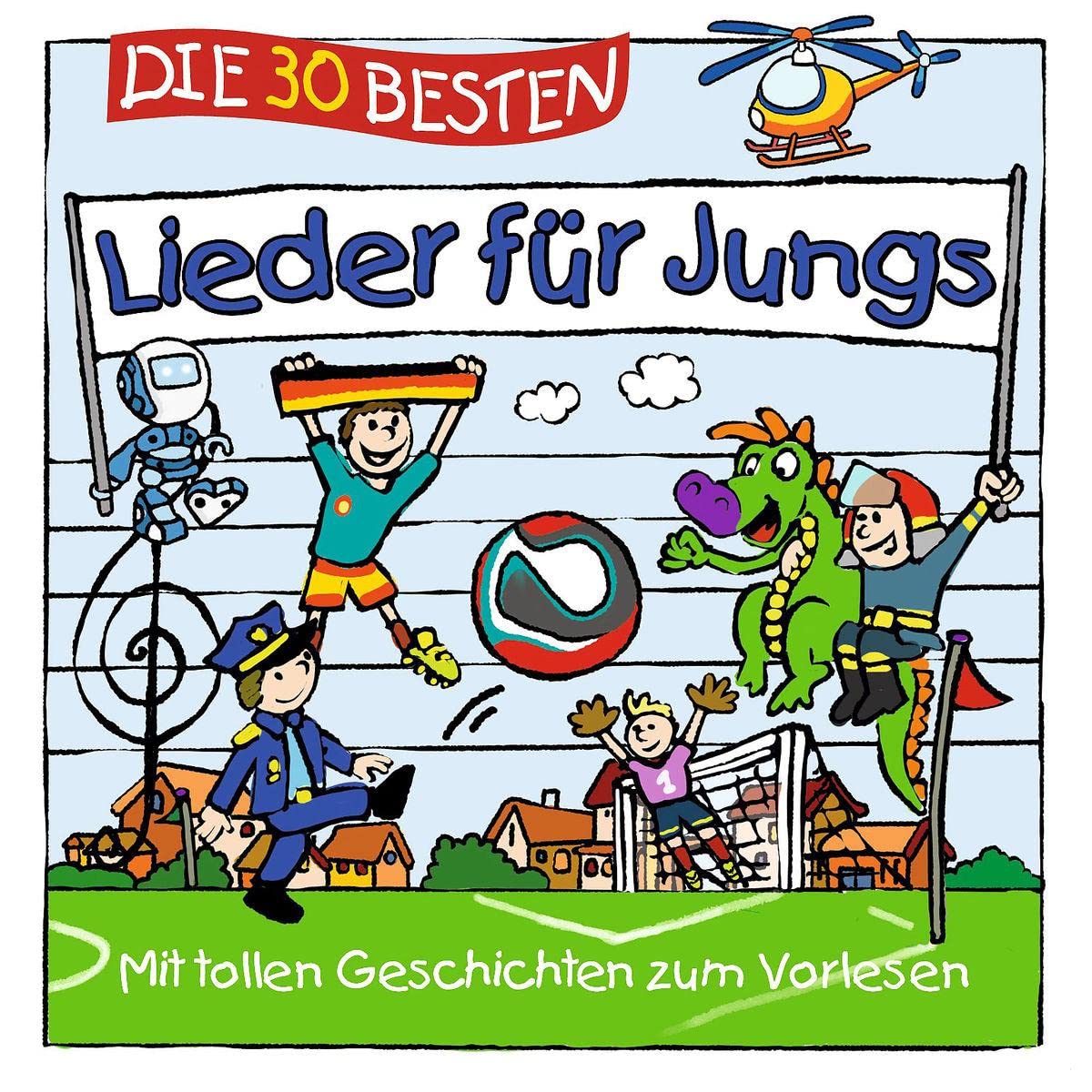 Die 30 besten Lieder für Jungs Children & Young People Audio Books