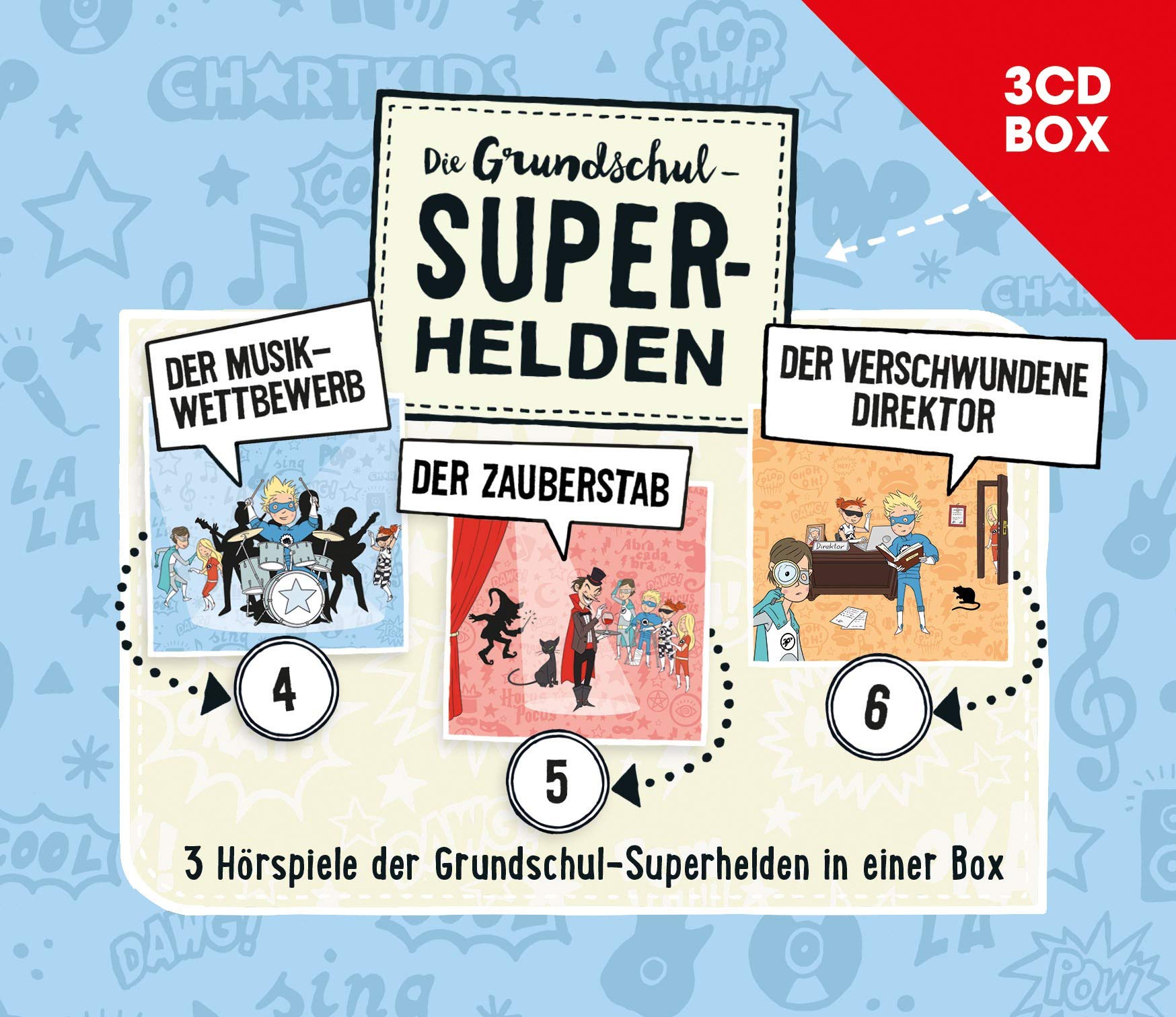 Die Grundschul-Superhelden 3-CD-Box Vol. 2 Children & Young People