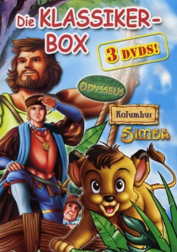 Die Klassiker-Box (3 DVDs: Odysseus, Kolumbus & Simba) Films