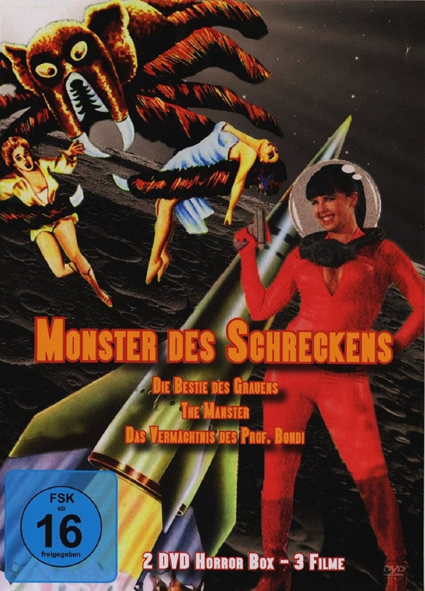 Monster des Schreckens - Die Bestie des Grauens/ The Manster/ Das Vermächtnis des Prof. Bondi (2 DVD Horror Box - 3 Filme) Movies