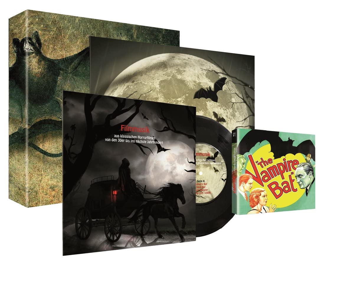 Vampire der Nacht (The Vampire Bat) - Doppel Blu-Ray + Vinyl Single (7inch) Collectors Box - Limited Ed. 200 Stück - Erstmals in deutscher Sprache Movies