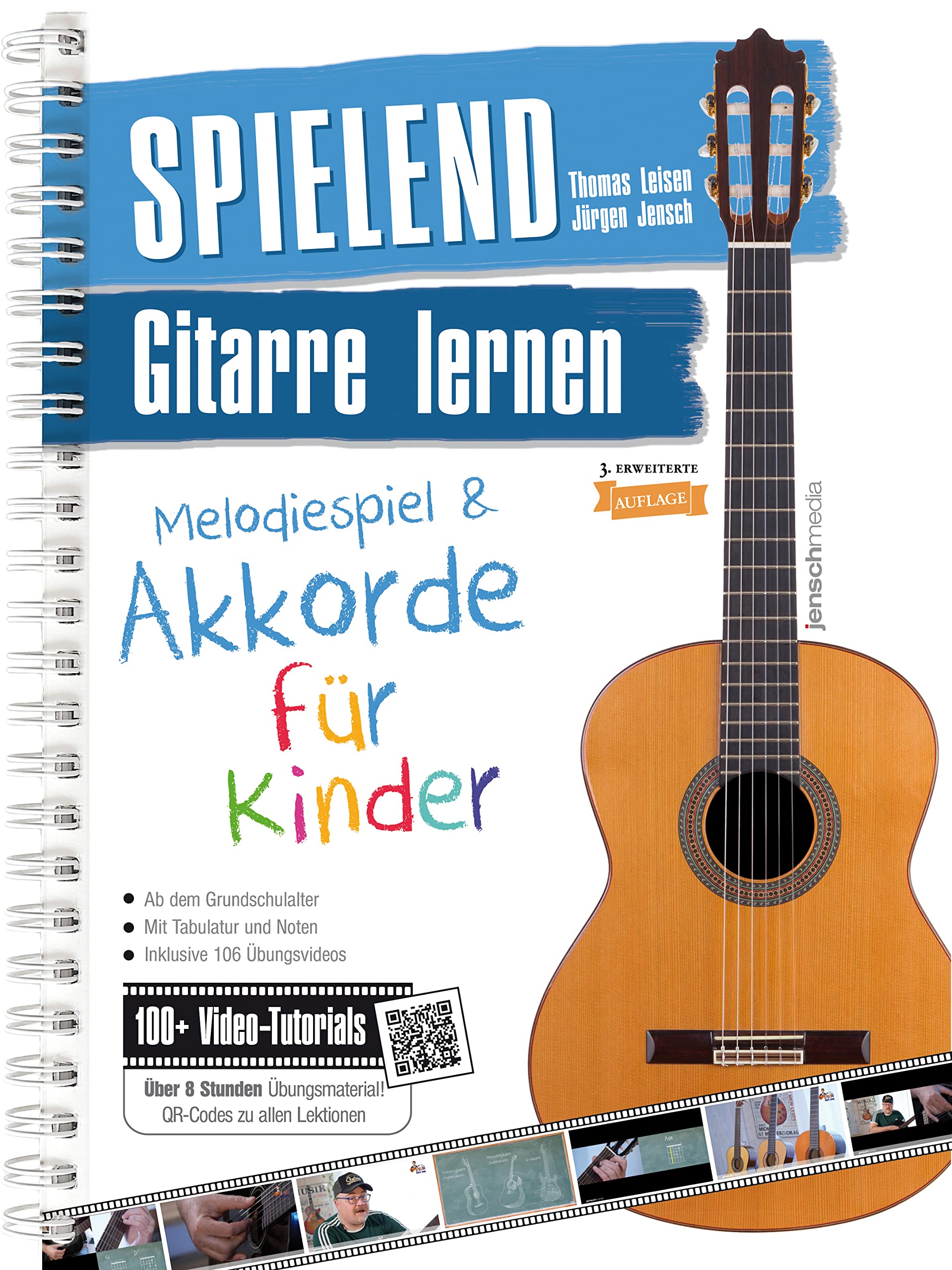 Gitarre Lernen für Kinder – Spielend von Anfang an (Gitarrenbuch für Melodiespiel & Akkorde; inkl. Lern-Videos) Sheet Music