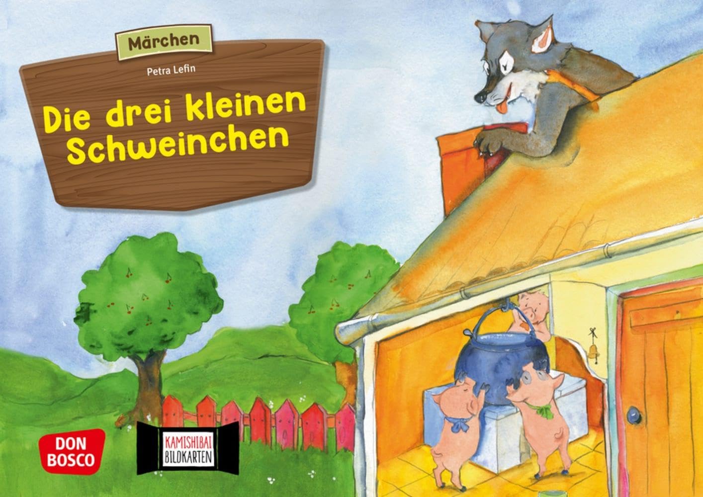 Die drei kleinen Schweinchen. Kamishibai Bildkartenset.: Entdecken - Erzählen - Begreifen: Märchen. Mit Textvorlage. Grimms Märchen als ... & Zuhause (Märchen für unser Erzähltheater) International