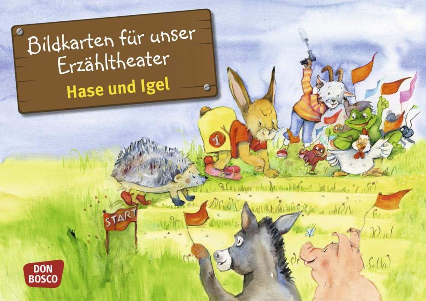 Hase und Igel. Kamishibai Bildkartenset.: Entdecken - Erzählen - Begreifen: Märchen. (Märchen für unser Erzähltheater) Fairy Tales & Legends