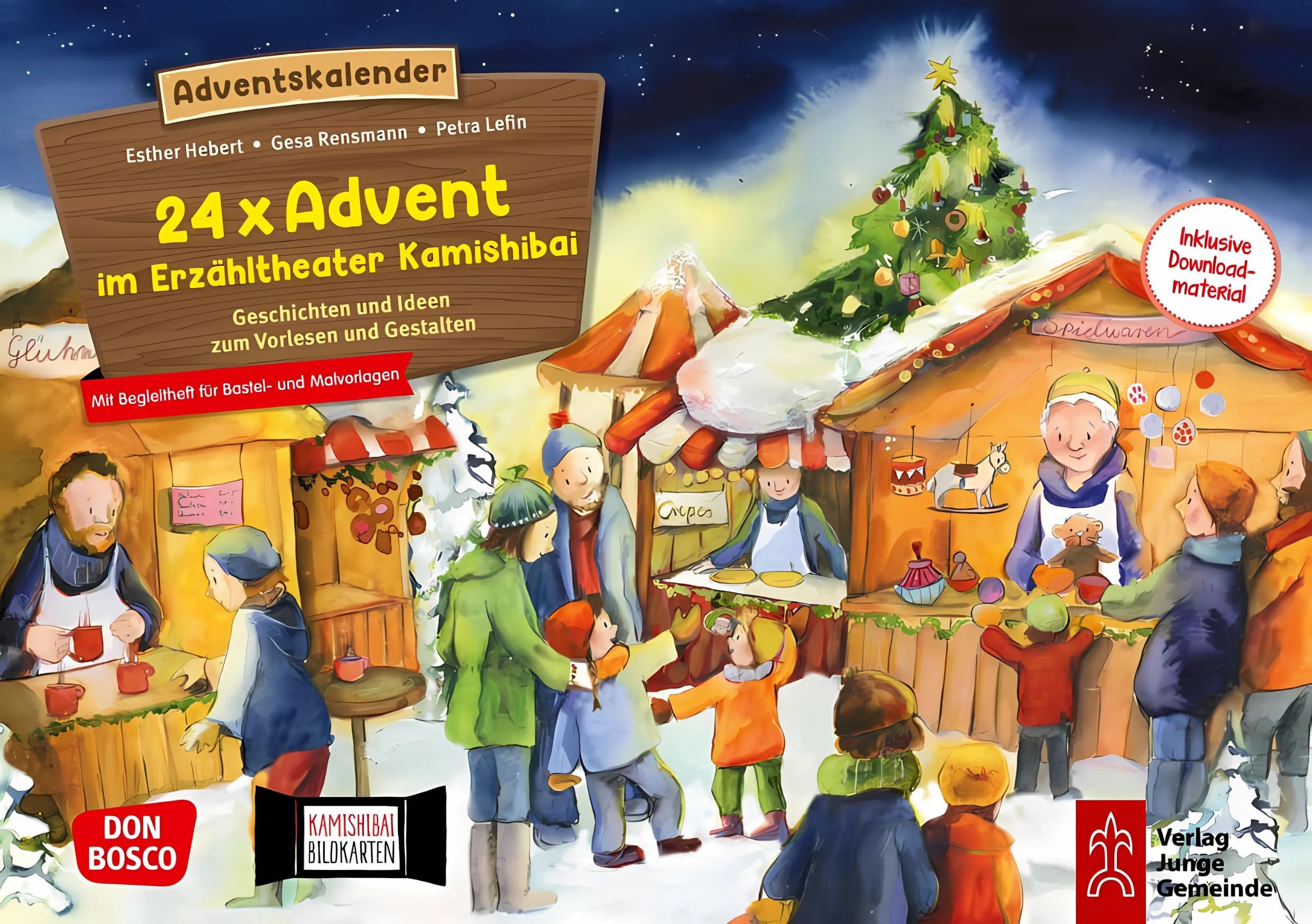 24 x Advent im Erzähltheater Kamishibai. Adventskalender.: Entdecken - Erzählen - Begreifen: Kalender. (Bilderbuchgeschichten für unser Erzähltheater) Religion & Esotericism
