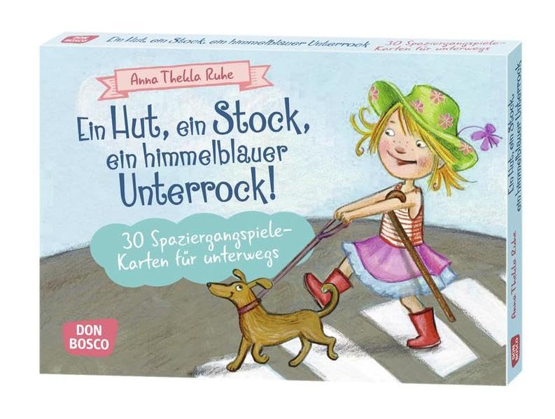 Ein Hut, ein Stock, ein himmelblauer Unterrock!: 30 Spaziergangspiele-Karten für unterwegs: 30 Spaziergangspiele-Karten für unterwegs. Mit methodischen Hinweisen Leisure, Home & Garden