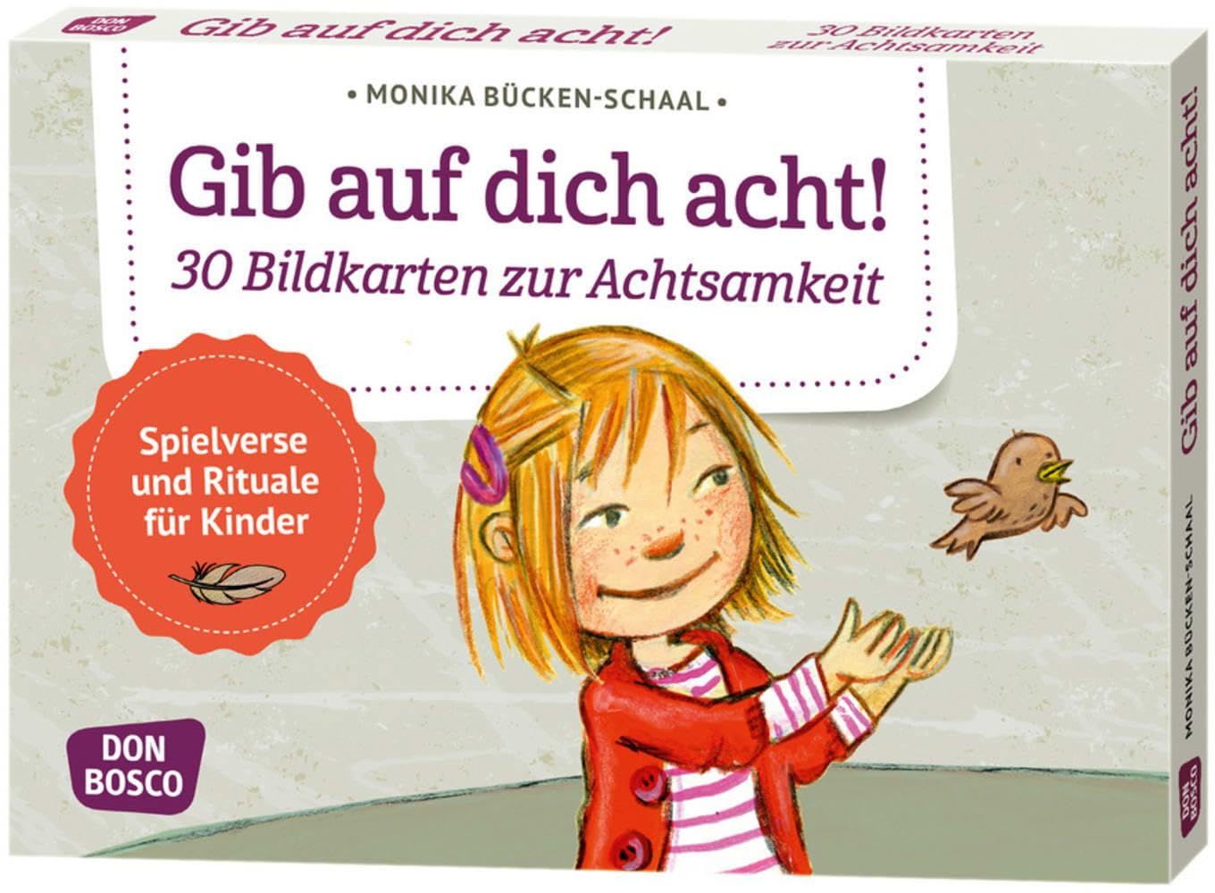 Gib auf dich acht!: 30 Bildkarten zur Achtsamkeit. Spielverse und Rituale für Kinder (Körperarbeit und innere Balance: 30 Ideen auf Bildkarten) Leisure, Home & Garden