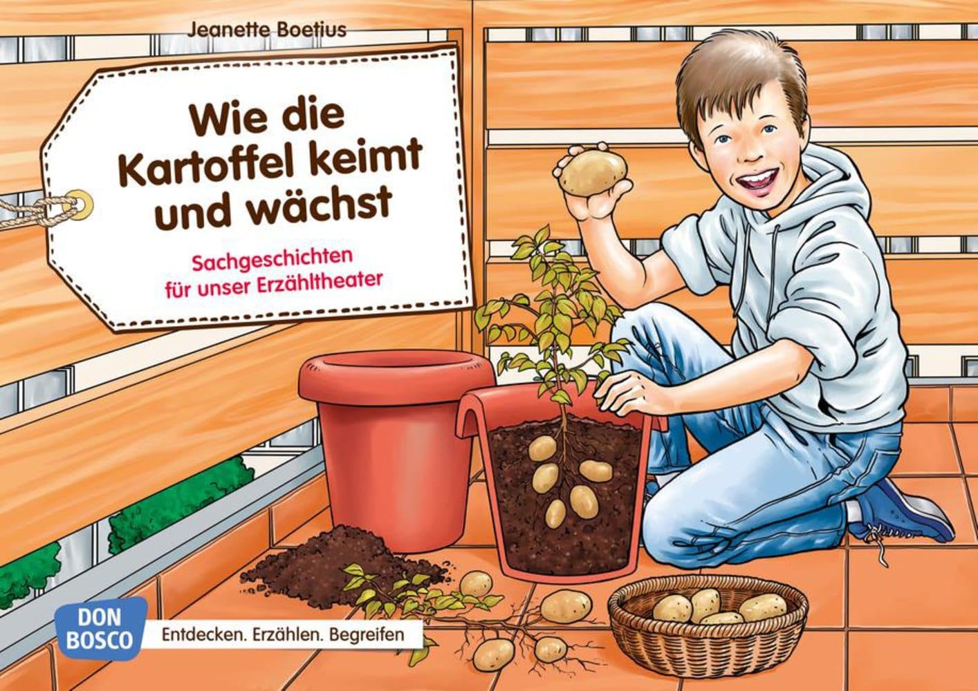 Wie die Kartoffel keimt und wächst. Kamishibai Bildkartenset.: Entdecken - Erzählen - Begreifen: Sachgeschichten. (Sachgeschichten für unser Erzähltheater) Leisure, Home & Garden