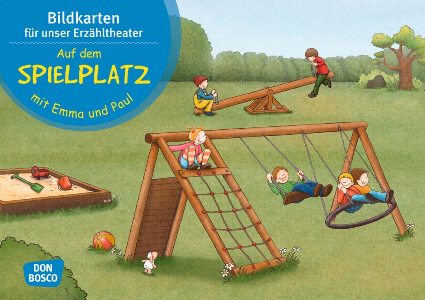 Auf dem Spielplatz mit Emma und Paul. Kamishibai Bildkartenset.: Entdecken - Erzählen - Begreifen: Emma-und-Paul-Geschichten (Emma-und-Paul-Geschichten für unser Erzähltheater) Books