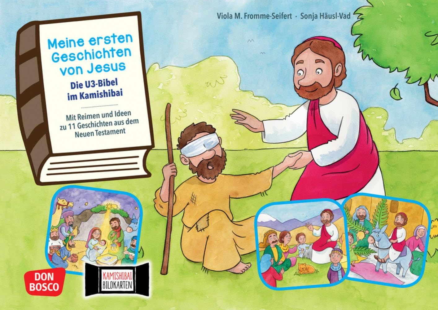 Meine ersten Geschichten von Jesus. Die U3-Bibel im Kamishibai. Kamishibai Bildkartenset.: Mit Reimen und Ideen zu 11 Geschichten aus dem Neuen ... Erzähltheater mit Kindern unter drei Jahren) Religion & Esotericism