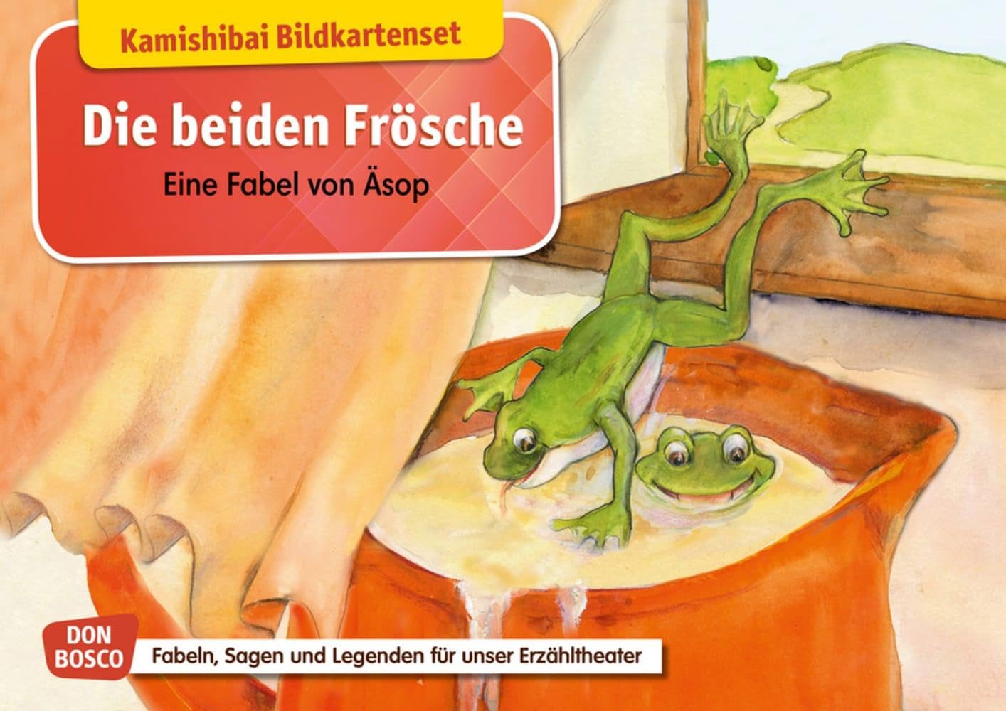 Die beiden Frösche. Eine Fabel von Äsop. Kamishibai Bildkartenset: Entdecken - Erzählen - Begreifen: Fabeln, Sagen und Legenden (Fabeln, Sagen und Legenden für unser Erzähltheater) Fairy Tales & Legends