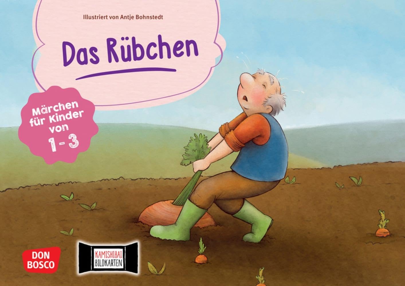 Das Rübchen. Kamishibai Bildkartenset. Märchen für Kinder von 1-3 (Märchen für das Erzähltheater mit Kindern unter drei Jahren) book