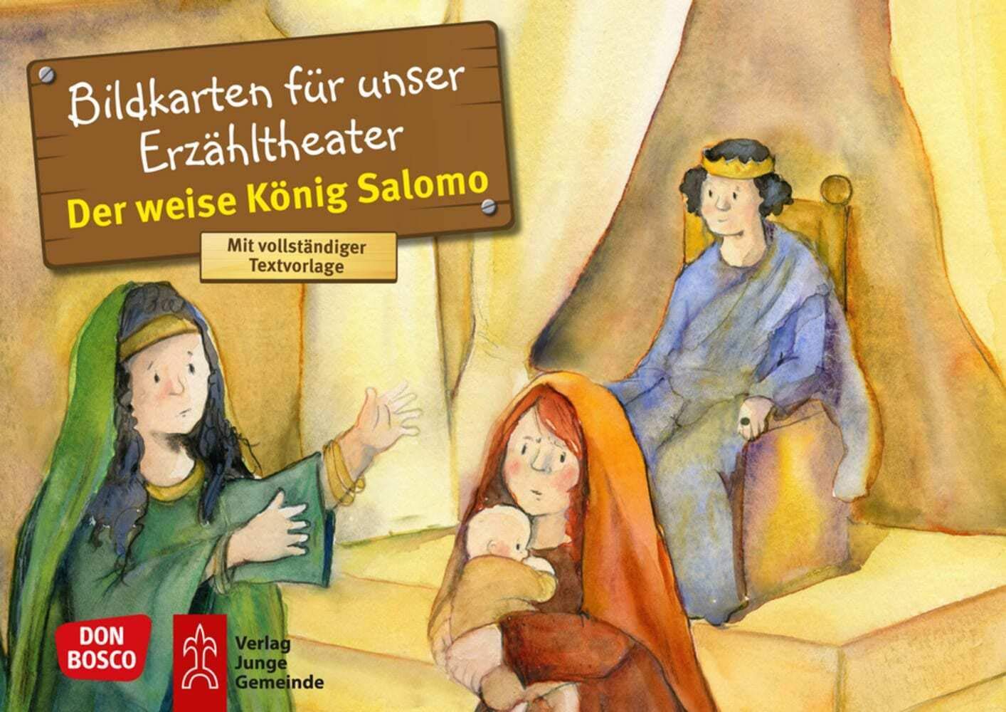 Der weise König Salomo. Kamishibai Bildkartenset.: Kamishibai Bildkartenset. Entdecken - Erzählen - Begreifen: Kinderbibelgeschichten. Mit dem ... (Bibelgeschichten für unser Erzähltheater) Religion & Esotericism