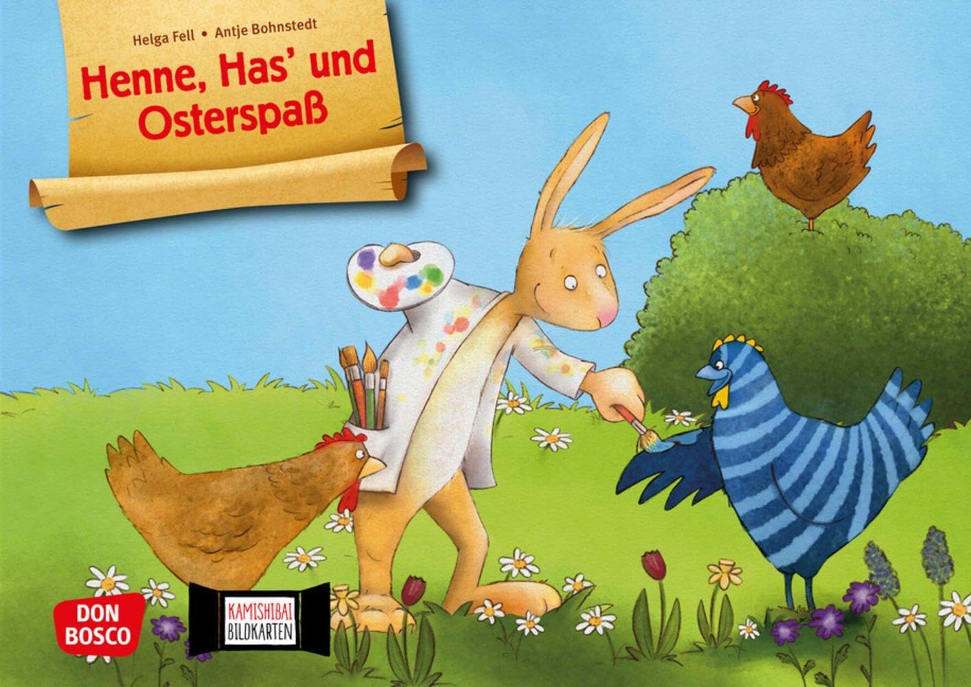 Henne, Has' und Osterspaß. Kamishibai Bildkartenset. Bilderbuchgeschichten für unser Erzähltheater. Frühling und Ostern mit dem Kamishibai in Krippe, ... entdecken. Ein Baustein zur Sprachförderung Education & Training