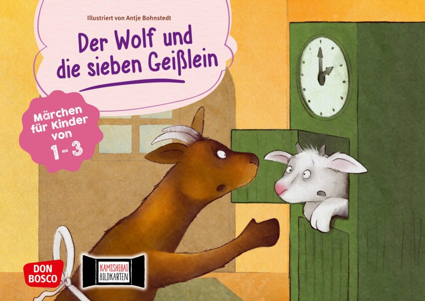 Der Wolf und die sieben Geißlein. Kamishibai Bildkartenset: Märchen für Kinder von 1–3. Mit dem Erzähltheater Grimms Märchen entdecken. ... Erzähltheater mit Kindern unter drei Jahren) Fairy Tales & Legends