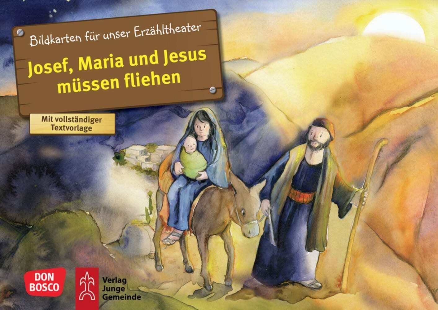 Josef, Maria und Jesus müssen fliehen. Kamishibai Bildkartenset. Entdecken - Erzählen - Begreifen. Kinderbibelgeschichten: Entdecken - Erzählen - ... (Bibelgeschichten für unser Erzähltheater) Education & Training